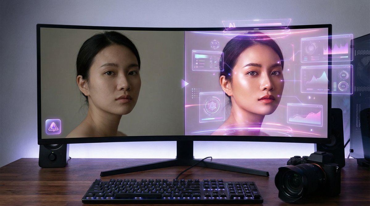 大奶AI修图与传媒剪辑